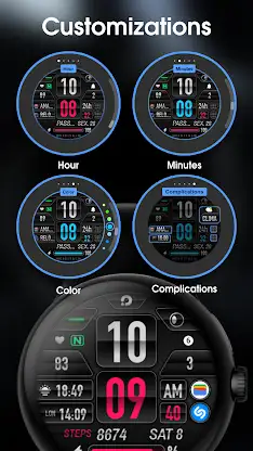 PRADO 12 Digital Watch Face screenshot 4