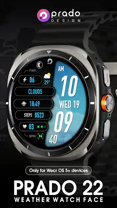 PRADO 22 Weather Watch Face screenshot 1