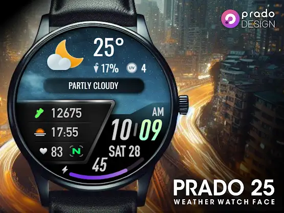 PRADO 25 Weather Watch Face screenshot 8