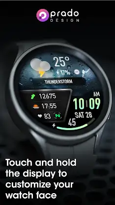 PRADO 25 Weather Watch Face screenshot 4