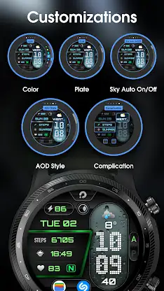 PRADO 26 Weather Watch Face screenshot 3