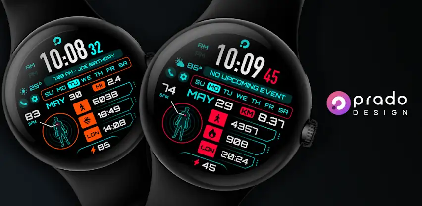 PRADO 33 Cyber Wacth Face screenshot 1