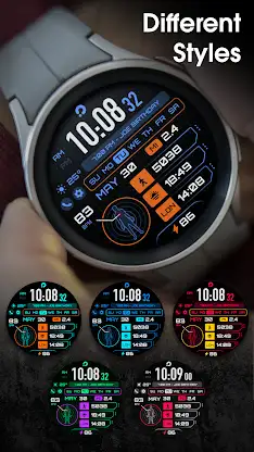 PRADO 33 Cyber Wacth Face screenshot 5