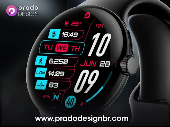 PRADO 35 Digital Watch Face screenshot 7