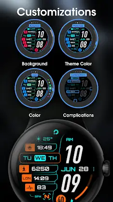 PRADO 35 Digital Watch Face screenshot 3