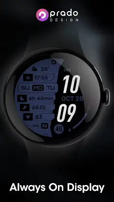 PRADO 39 Digital Watch Face screenshot 6