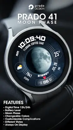 Moon Phase Space PRADO DESIGN screenshot 1