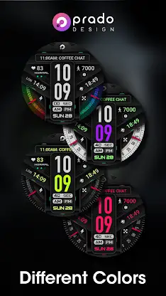 PRADO 58 Digital Watch Face screenshot 4