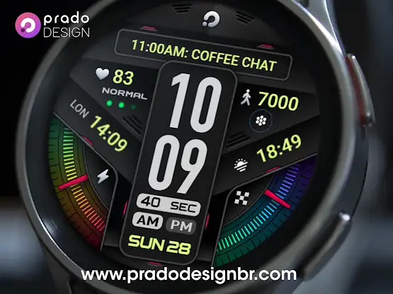 PRADO 58 Digital Watch Face screenshot 7