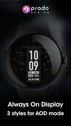 PRADO 58 Digital Watch Face screenshot 6