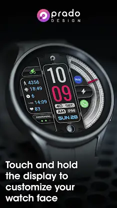 PRADO 59 Digital Watch Face screenshot 3