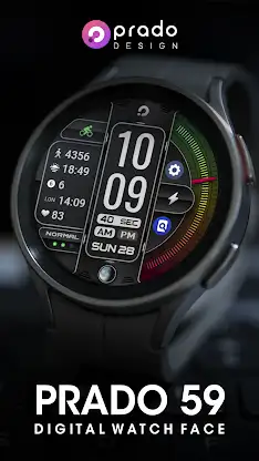 PRADO 59 Digital Watch Face screenshot 1