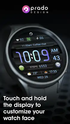 PRADO 61 Digital Watch Face screenshot 3