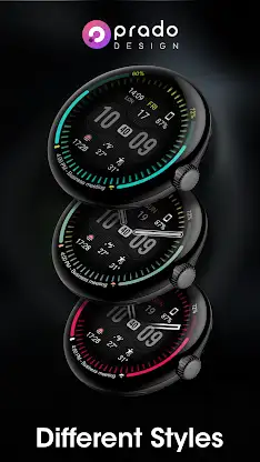 PRADO 63 Hybrid Watch Face screenshot 4