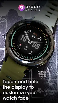 PRADO 63 Hybrid Watch Face screenshot 3