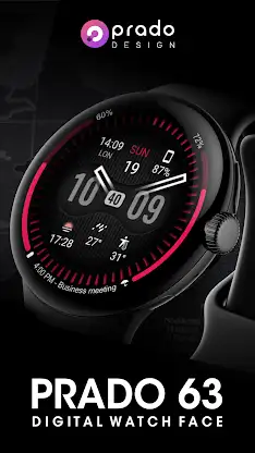 PRADO 63 Hybrid Watch Face screenshot 1