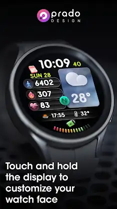 PRADO 67 Digital Watch Face screenshot 3