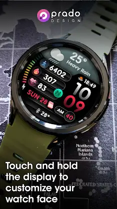 PRADO 68 Weather Watch Face screenshot 3