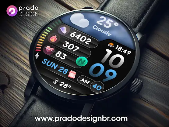 PRADO 68 Weather Watch Face screenshot 7