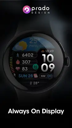 PRADO 68 Weather Watch Face screenshot 6