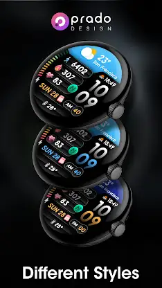 PRADO 68 Weather Watch Face screenshot 4