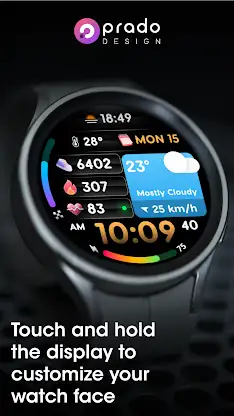 PRADO 70 Digital Watch Face screenshot 3