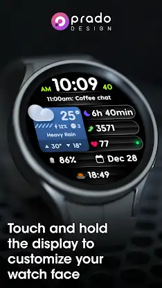 PRADO 71 Weather Watch Face screenshot 4