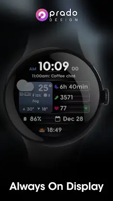 PRADO 71 Weather Watch Face screenshot 6