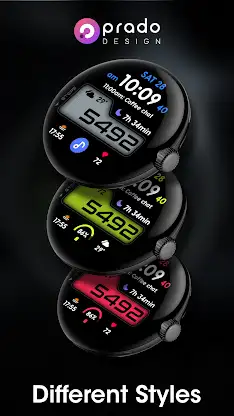PRADO 73 Digital Watch Face screenshot 4