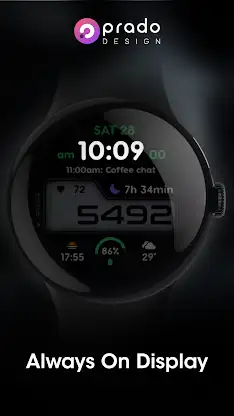 PRADO 73 Digital Watch Face screenshot 5
