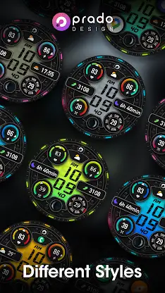 PRADO 74 Digital Watch Face screenshot 5