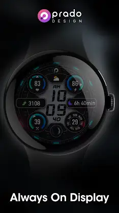 PRADO 74 Digital Watch Face screenshot 6
