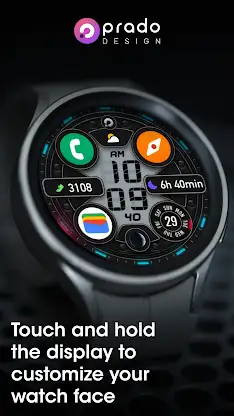 PRADO 74 Digital Watch Face screenshot 4
