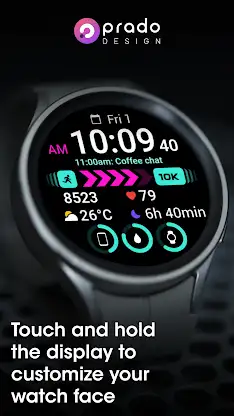 PRADO 75 Digital Watch Face screenshot 4