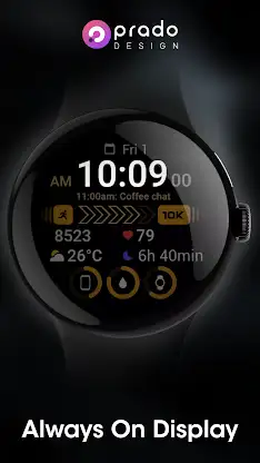 PRADO 75 Digital Watch Face screenshot 6