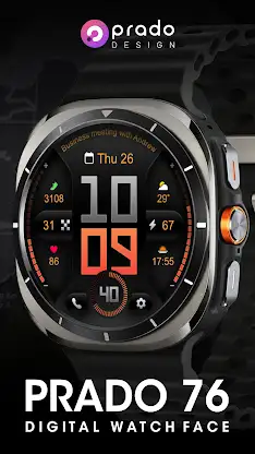 PRADO 76 Digital Watch Face screenshot 2