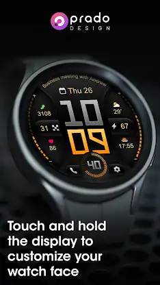 PRADO 76 Digital Watch Face screenshot 4
