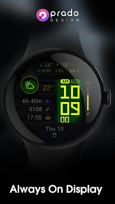 PRADO 85 Digital Watch Face screenshot 6