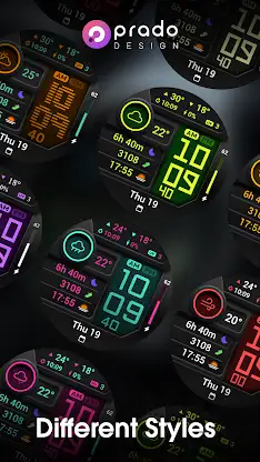 PRADO 85 Digital Watch Face screenshot 5