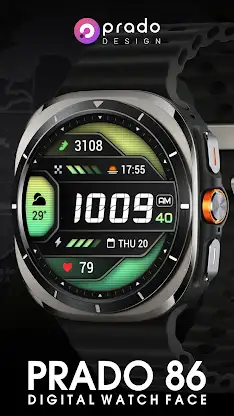 PRADO 86 Digital Watch Face screenshot 2