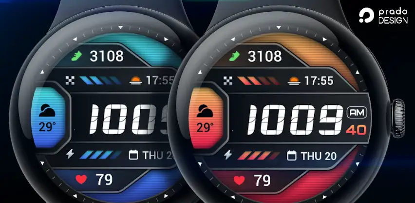 PRADO 86 Digital Watch Face screenshot 1