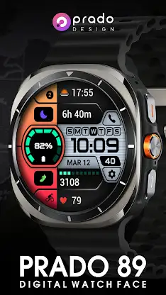 PRADO 89 Digital Watch Face screenshot 1