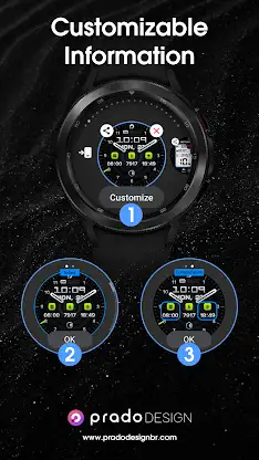 PRADO X15 Hybrid Watch Face screenshot 4