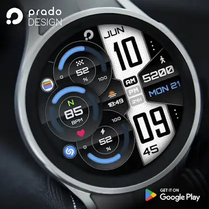 PRADO X75 Digital Watch Face screenshot 1
