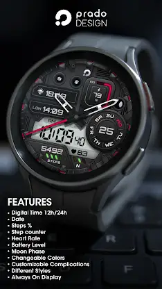 PRADO X101 Hybrid Watch Face screenshot 1