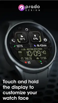 PRADO X105 Digital Watch Face screenshot 4