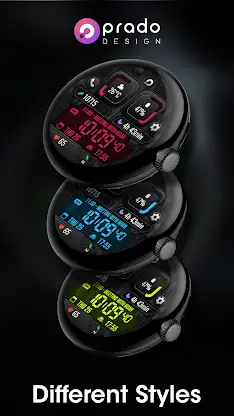 PRADO X105 Digital Watch Face screenshot 5