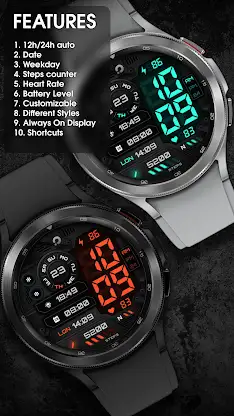PRADO X115 Digital Watch Face screenshot 2