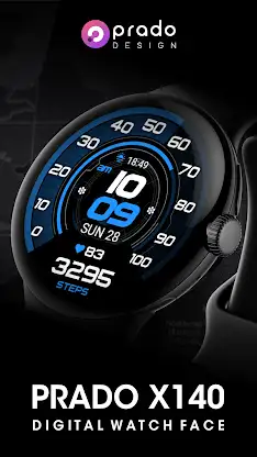 PRADO X140 Digital Watch Face screenshot 1