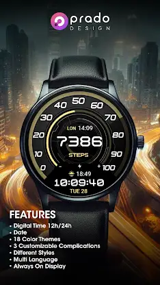 PRADO X141 Digital Watch Face screenshot 2